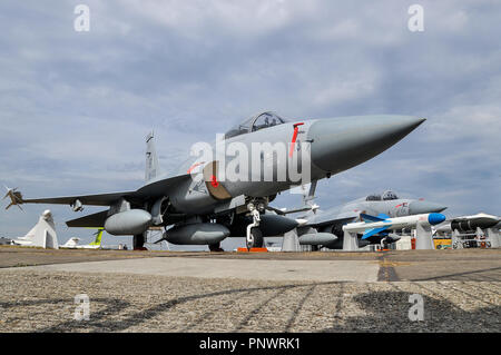 PAC JF-17 Thunder, CAC FC-1 Xiaolong (Fierce Dragon) jet fighter plane by Pakistan Aeronautical Complex (PAC) and the Chengdu Aircraft Corporation Stock Photo