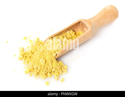 dried spices ginger on white isolated background Stock Photo