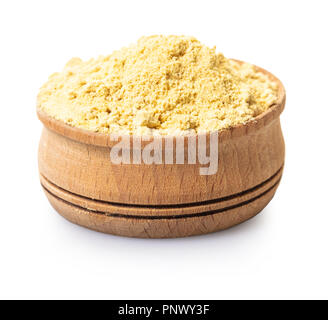 dried spices ginger on white isolated background Stock Photo
