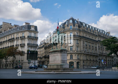 Place d'Iena on a sunny summer day Stock Photo