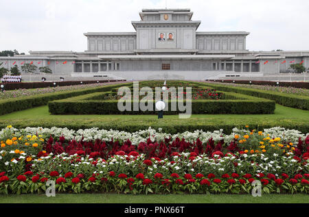 Kumsusan Palace of the Sun in Pyongyang Stock Photo