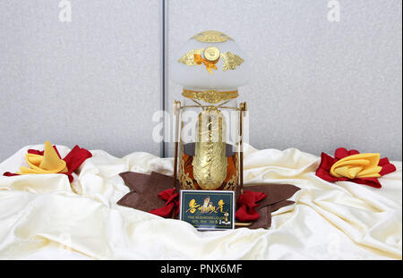 North Korean Pine Mushroom Liquor Stock Photo