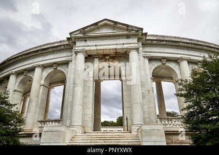 Arlington, Virginia, USA - September 15, 2018: Memorial Amphitheater at Arlington National Cemetery Stock Photo