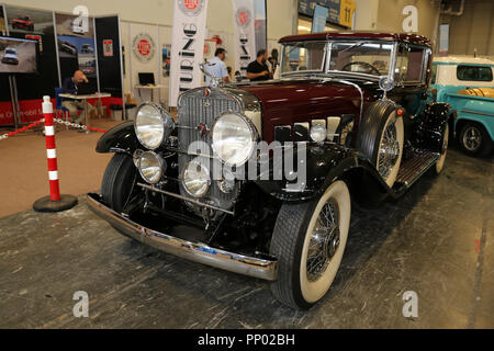 ISTANBUL, TURKEY - JULY 01, 2018: Cadillac display at Istanbul Classic Automobile Festival Stock Photo