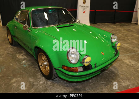 ISTANBUL, TURKEY - JULY 01, 2018: Porsche display at Istanbul Classic Automobile Festival Stock Photo