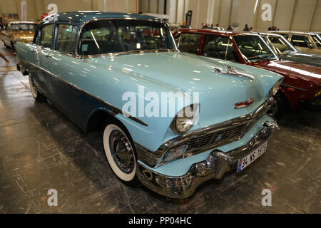 ISTANBUL, TURKEY - JULY 01, 2018: Chevrolet display at Istanbul Classic Automobile Festival Stock Photo