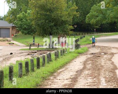 Flash Flooding in North Texas Stock Photo