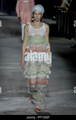 Milan, Italy. 22nd Sep, 2018. Milan Fashion Week Fashion Women Spring Summer 2019. Missoni fashion show In the photo: Credit: Independent Photo Agency/Alamy Live News Stock Photo