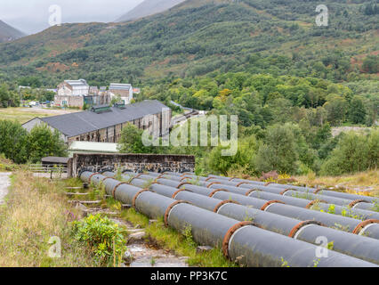 Kinlochleven Hydro Electric Power Station, Highlands, Scotland Stock Photo