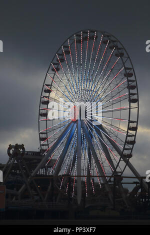 The Giant Wheel ferris wheel on Morey's Piers, Wildwood, New Jersey, USA