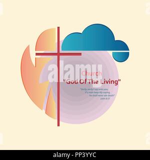 Abstract Christian Logo Stock Vector