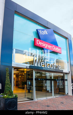 York Designer Outlet entrance York UK Stock Photo: 58170849 - Alamy