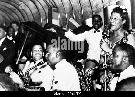 La cantante Ella Fitzgerald. Stock Photo