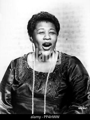 La cantante Ella Fitzgerald. Stock Photo