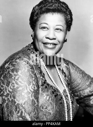 La cantante Ella Fitzgerald. Stock Photo