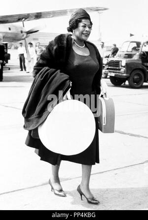 La cantante Ella Fitzgerald. Stock Photo