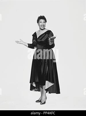 La cantante Ella Fitzgerald. Stock Photo