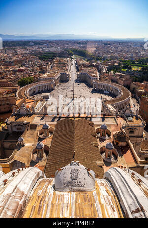 Arial view from the St. Peter Cathedral Stock Photo