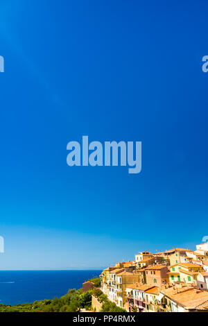 View of Capoliveri, a municipality on the island of Elba, Italy Stock Photo