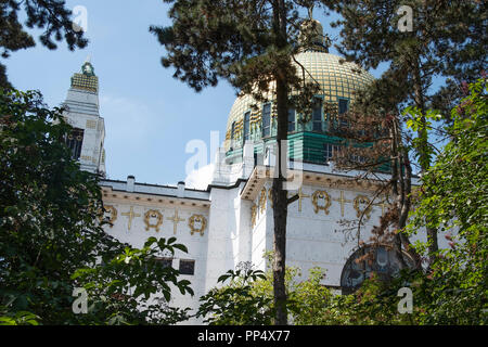 Vienna, Otto-Wagner-Spital, Church at Steinhof, (Built 1904-1907) a major work of Viennese Art Nouveau Stock Photo