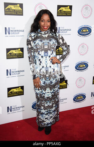 London, UK. 22nd Sep 2018. London Hughes at the Paul Strank Charitable Trust Annual Gala at the Bank of England Club, London. Picture: Steve Vas/Featureflash Credit: Paul Smith/Alamy Live News Stock Photo