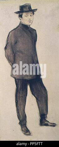 RAMON CASAS (1866-1932) - PINTOR CATALAN. Location: BIBLIOTECA  NACIONAL-COLECCION, MADRID, SPAIN Stock Photo - Alamy