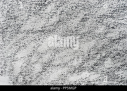 charcoal on paper drawing texture background macro Stock Photo