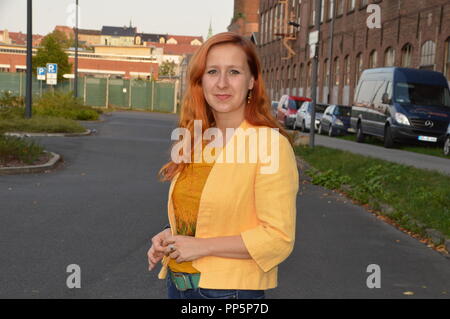 franziska schubert MdL Die Gruene photo matthias wehnert Stock Photo