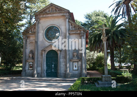 Carlos Alberto Chapel in Crystal Palace Gardens (Jardins do Palacio de Cristal), in Porto, Portugal Stock Photo
