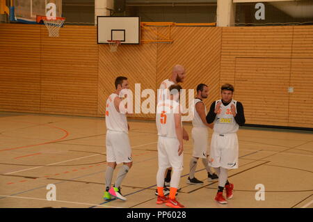 goerlitz saxony germany  2018 basketball Goerlitzer BC Squirrels - Turow Zgorzelec photo matthias wehnert Stock Photo