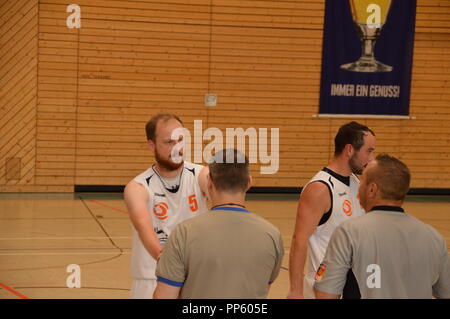 goerlitz saxony germany  2018 basketball Goerlitzer BC Squirrels - Turow Zgorzelec photo matthias wehnert Stock Photo