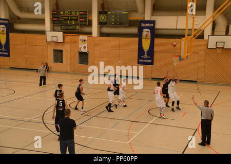 goerlitz saxony germany  2018 basketball Goerlitzer BC Squirrels - Turow Zgorzelec photo matthias wehnert Stock Photo