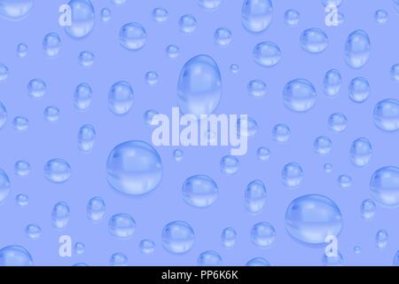 Water background. Window with rain drops. Seamless pattern Stock Vector