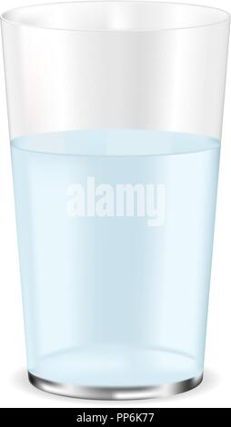 Glass of water Stock Vector