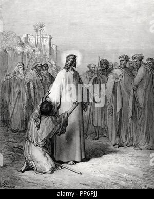 Jesus Healing the Man Possessed With a Devil (Jesus Heals a