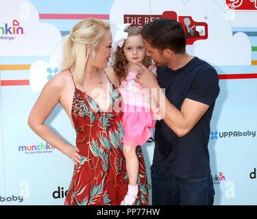 Adrienne Frantz Amelie Bailey, Scott Bailey at arrivals for Step2 Presents The 7th Annual Celebrity Red Carpet Event By New Bloom Media Benefitting Baby2baby, The Commissary at Sony Pictures Studio, Culver City, CA September 22, 2018. Photo By: Priscilla Grant/Everett Collection Stock Photo