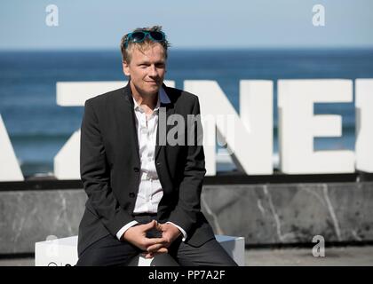 San Sebastian, Spain - September 22: DER UNSCHULDIGE / THE INNOCENT / Tomas SchÃ¼pbach / 66th San Sebastian Internacional Film Festival at Maria Cristina Hostel on September 22, 2018 in San Sebastian, Spain. (Photo by Rebeca Alonso)  Cordon Press Stock Photo