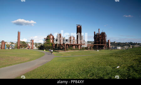 Gas Works Park, Seattle, WA, USA Stock Photo