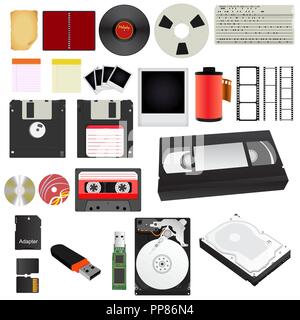 Cd cassette film reel Stock Vector Images - Alamy