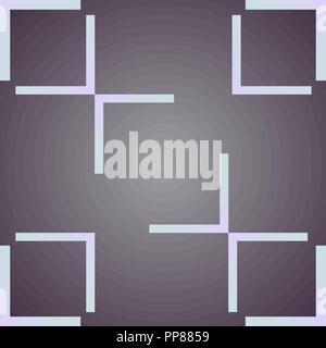 Vector illustration background for inserting information into the squares of the corners. Stock Vector
