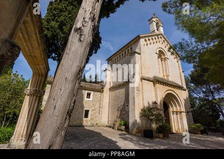 Oratori de Crestatx, Siglo XIII, Sa Pobla, ruta cultural de los santuarios, ermitas y oratorios de Mallorca, balearic islands, spain, europe. Stock Photo