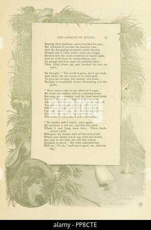 Image  from page 33 of 'The complete poetical works of George Eliot. Family edition. Fully illustrated with new wood-engravings. With border by J. D. Woodward' . Stock Photo