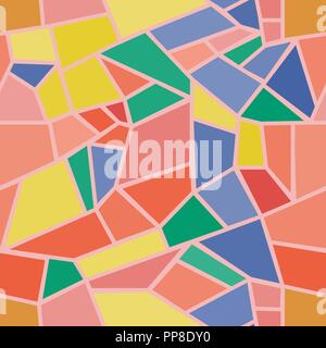 Seamless texture of polygons Stock Vector