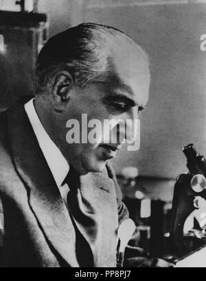 LAST PHOTOGRAPH OF DOCTOR GREGORIO MARAÑON, IN 1960. Location: CIGARRAL DE MARAÑON. Toledo. SPAIN. Stock Photo