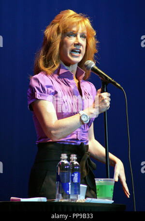 Kathy Griffin performs in concert at the Seminole Hard Rock Hotel and Casino in Hollywood, Florida on August 12, 2009. Stock Photo