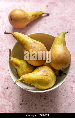 Whole Pears Stock Photo