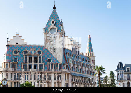 Beautiful building at Europe Square. Batumi, Georgia Stock Photo