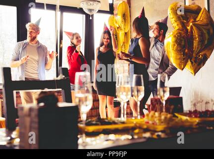 Buffet Dinner Dining Food Celebration Party Concept. Stock Photo