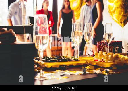 Buffet Dinner Dining Food Celebration Party Concept. Stock Photo