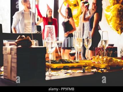 Buffet Dinner Dining Food Celebration Party Concept. Stock Photo